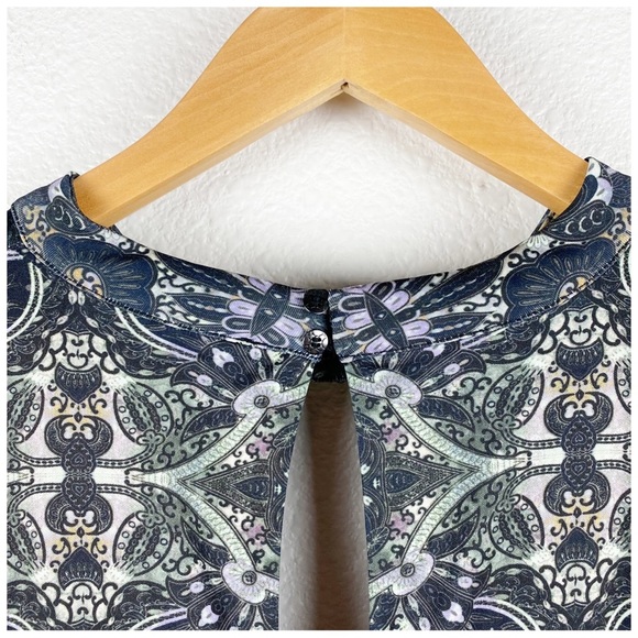 Free People Cabaret Long Sleeve Maxi Dress Dark Combo‎ Size Large - Picture 10 of 14